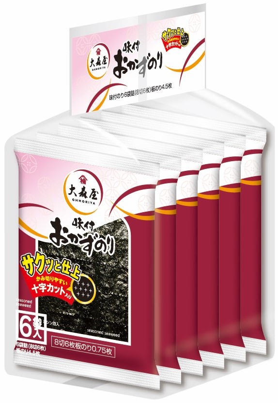 おかずのり6袋 - 海苔の大森屋 〜のり製品専門から食品総合メーカーを 